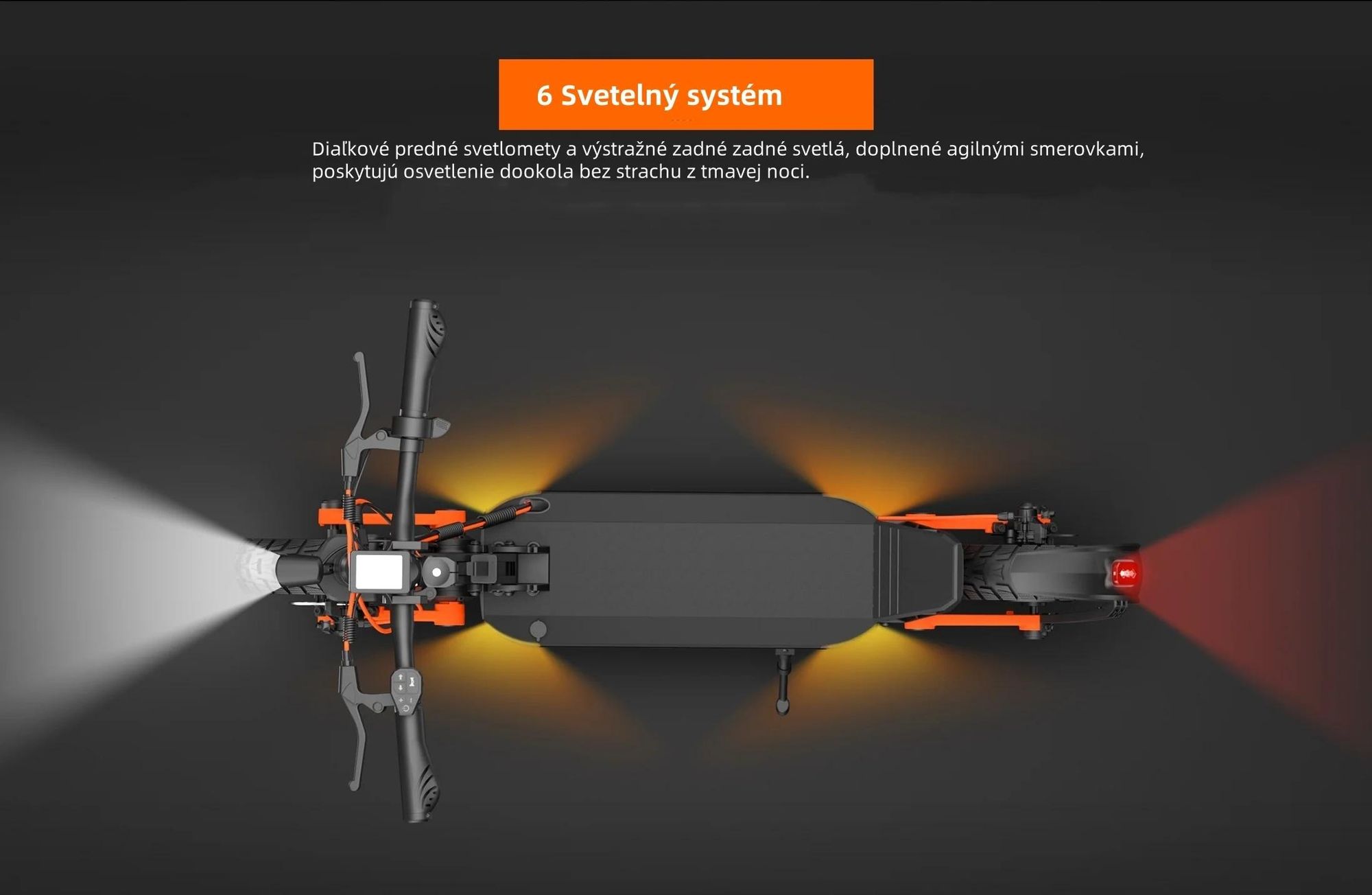 Elektrický Kolobežka JOYOR S10-S-Z S Funkciou Smerových Svetiel - 1000W*2 Motor 60V18AH Batéria 70KM Dojazd Kotúčová Brzda - Čierna