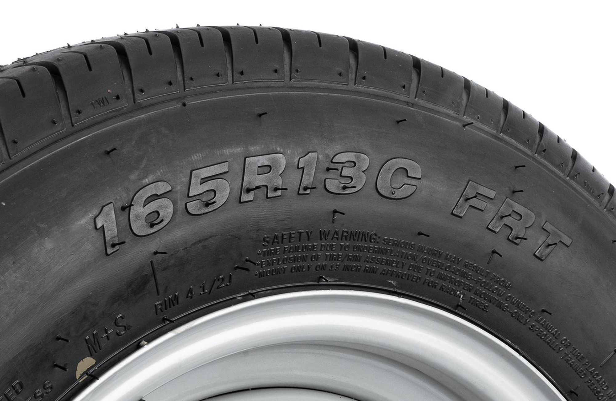 UNITRAILER 2er Set Anhänger Kompletträder 165/80 R13C für schwere Lasten