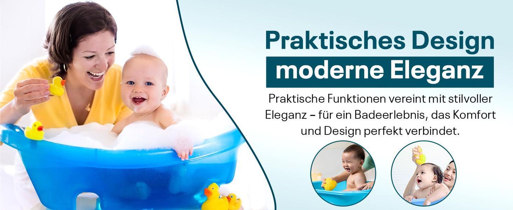 Best For Kids Universal-Babybadewannenständer 84 cm | Babybadewanne mit Ständer und Ablagefläche | Babybadewannenhalter mit stabilen Klappfüßen