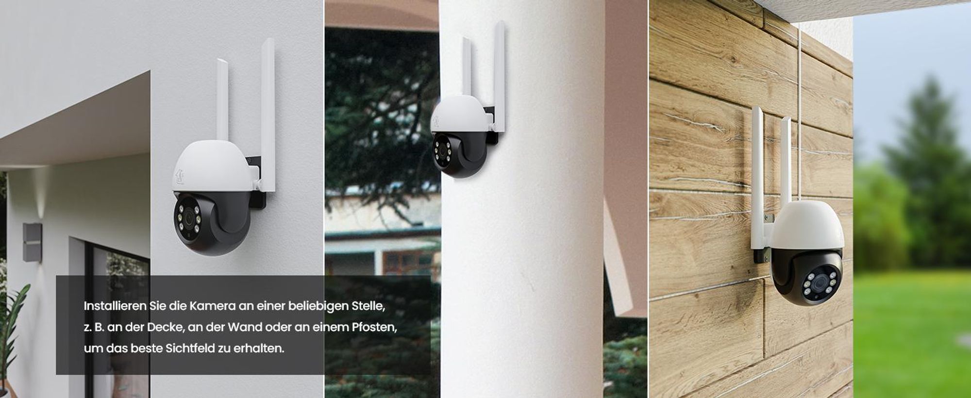 Extralink Perun PTZ WLAN Überwachungskamera Außen Nachtsicht