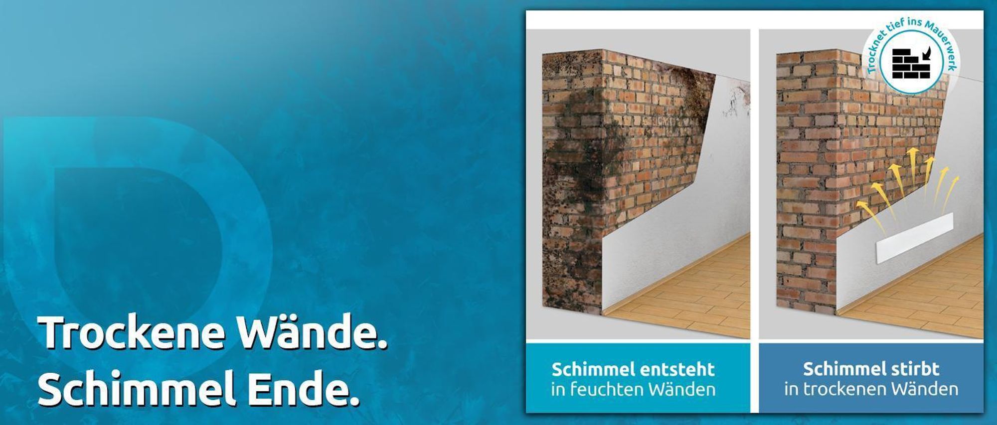 Blumfeldt Wand Infrarood Radiator 50 W - Set van 2, Sneldrogend