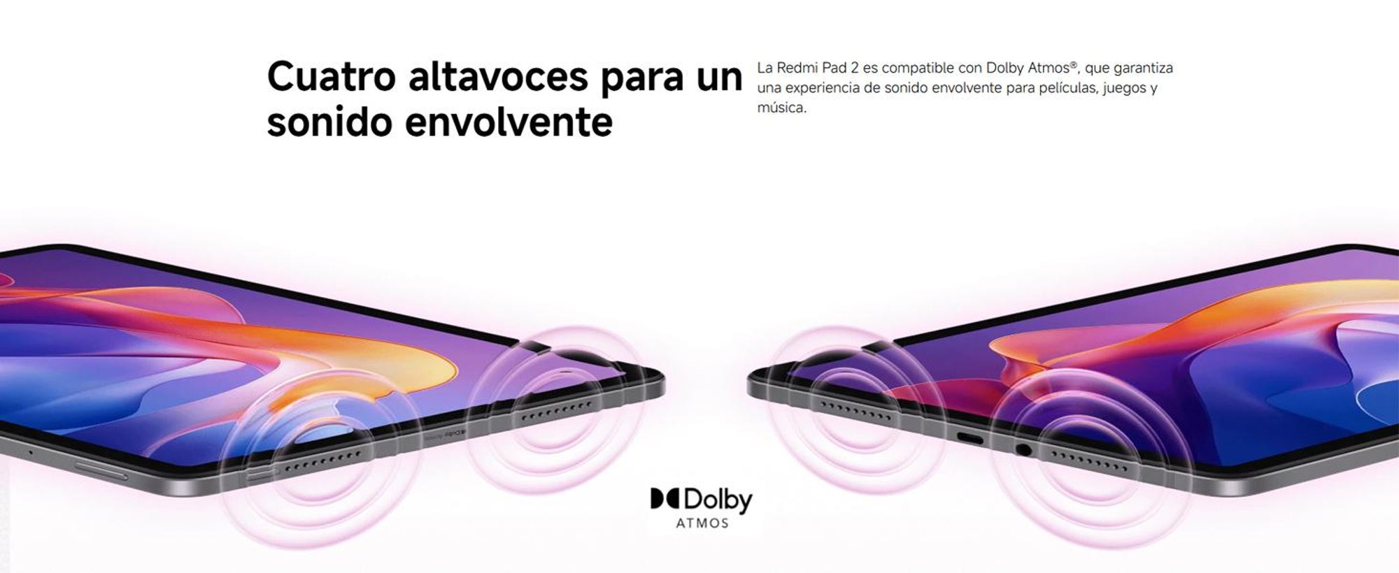 Tablet XIAOMI REDMI Pad 2, versión WiFi, 11 pulgadas, 4GB de RAM, 256GB de almacenamiento, color verde menta