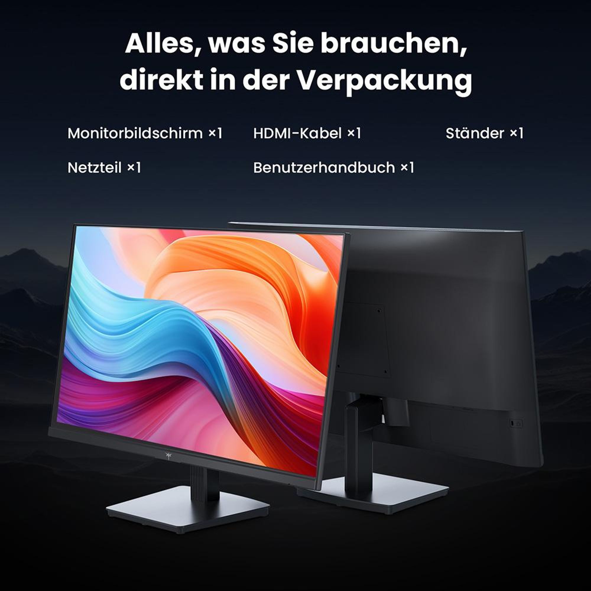 KTC H27T27 27 Zoll Gaming Monitor QHD 100Hz IPS HDR10 1ms