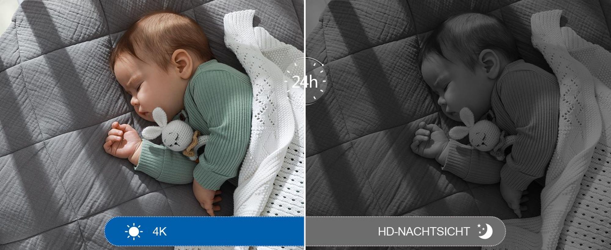 Mini Kamera, 4K HD WLAN Überwachungskamera Innen Für Live Übertragung Handy APP, WiFi Camera Nachtsichtkamera mit Bewegungsmelder, Cloud-Speicherplatz