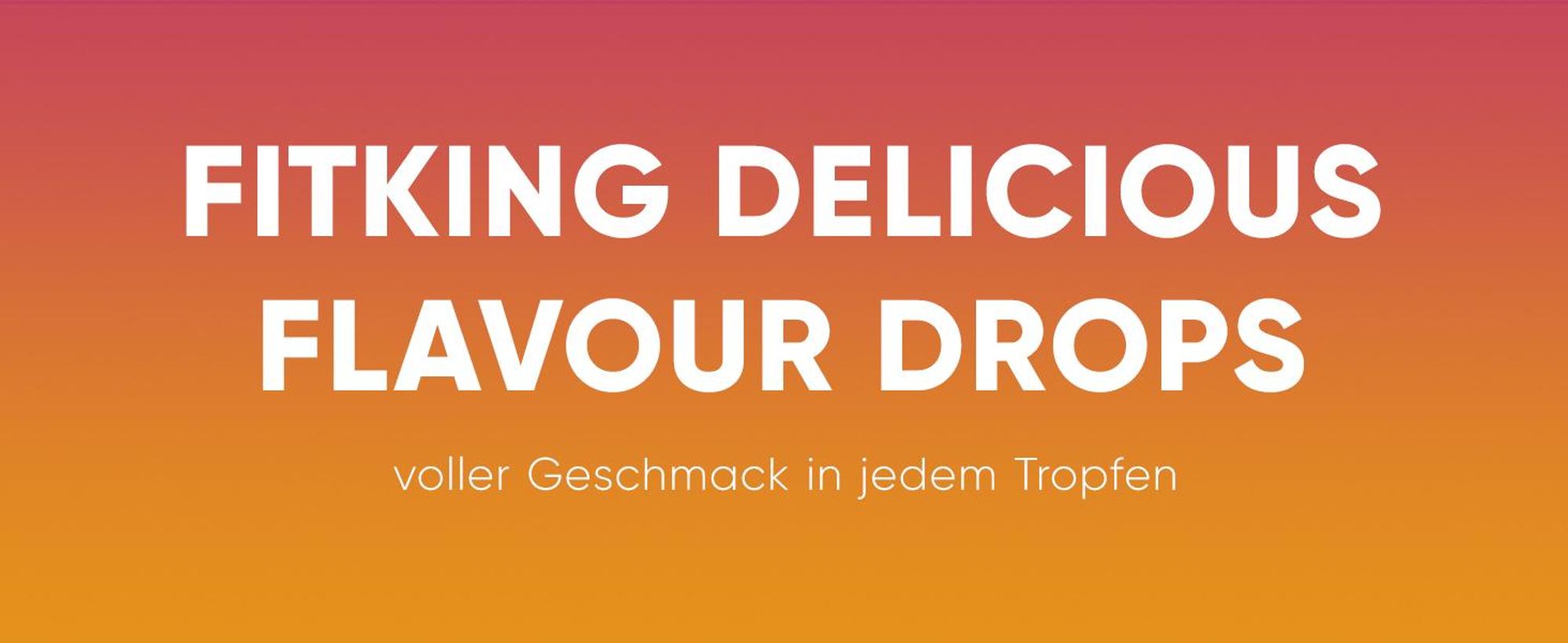 ALLNUTRITION FITKING DELICIOUS FLAVOUR DROPS 50ml Erdbeere