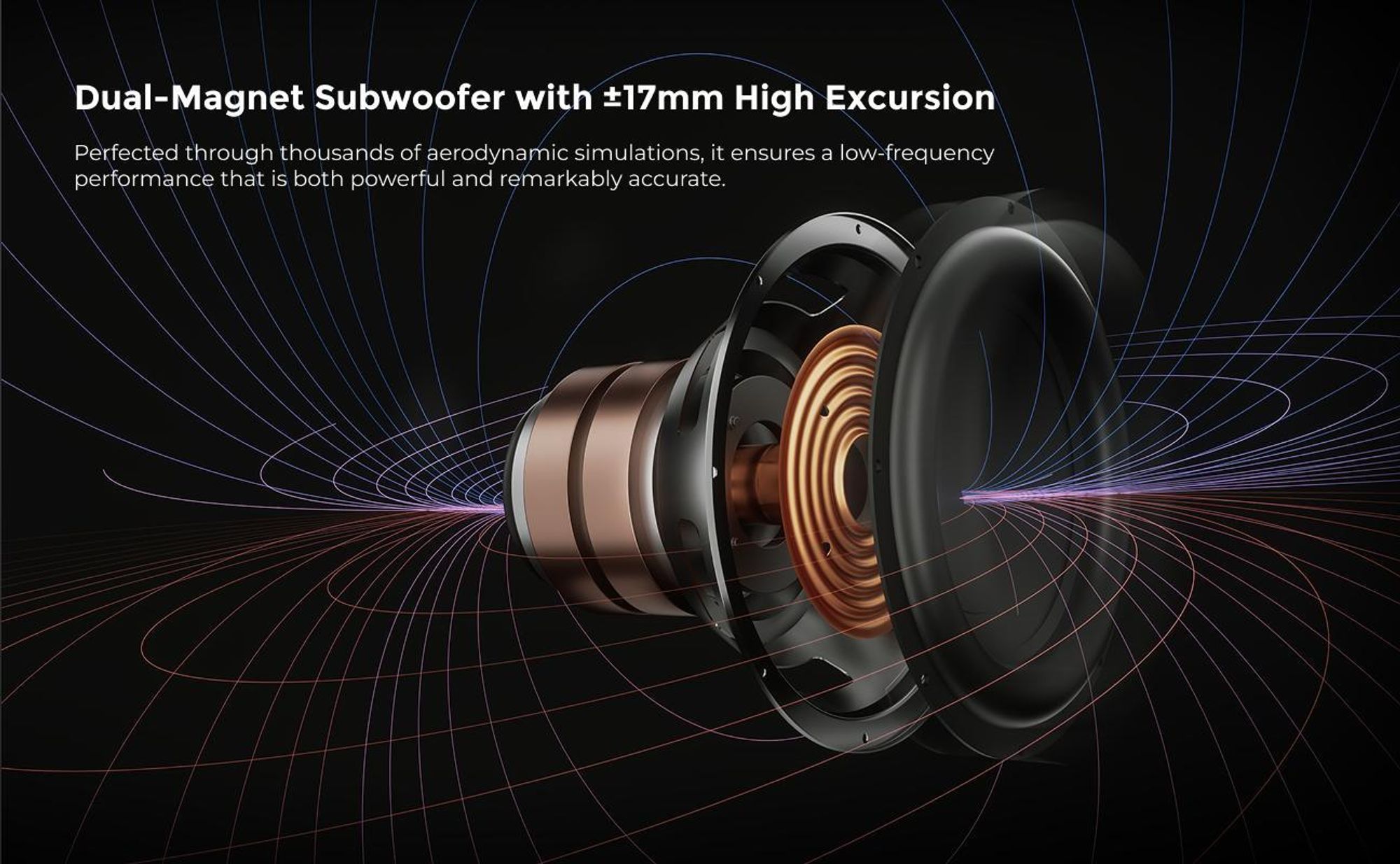 ULTIMEA Skywave Series 7.1.4-kanálový profesionálny bezdrôtový systém priestorového zvuku pre televízor s technológiou Dolby Atmos, soundbar s výkonom 980 W a 10-palcovým bezdrôtovým subwooferom