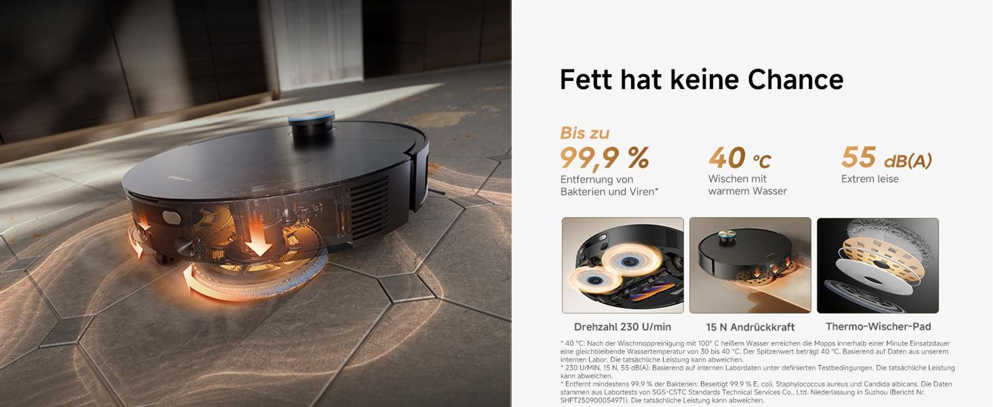 Dreame X50s Ultra Staubsauger Roboter mit Wischfunktion,35.000Pa Saugleistung,8.8cm Hindernisüberwindung,7.95cm Ultra-Slim,AstroVision™ System,Schwarz