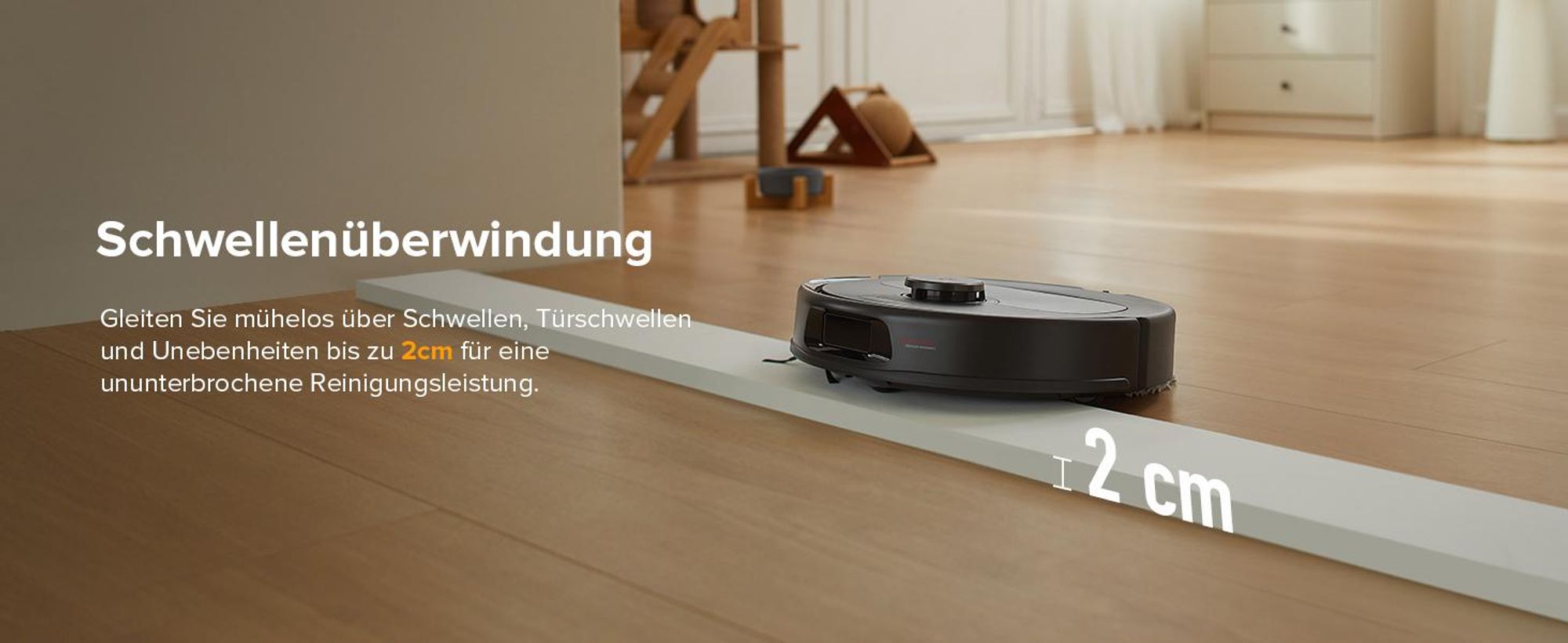 Roborock QV 35A Staubsauger Roboter mit Wischfunktion&Hebarem Wischmopp 8.000pa (Upgrade von Qrevo/Qrevo Plus),Anti-Verfilzungsbürste, All-in-One Dock