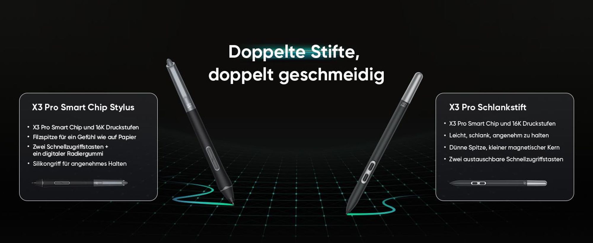 XPPen Artist Ultra 16, Kabelgebunden, 5080 lpi, 344,2 x 193,6 mm, USB, 1 cm, Stift