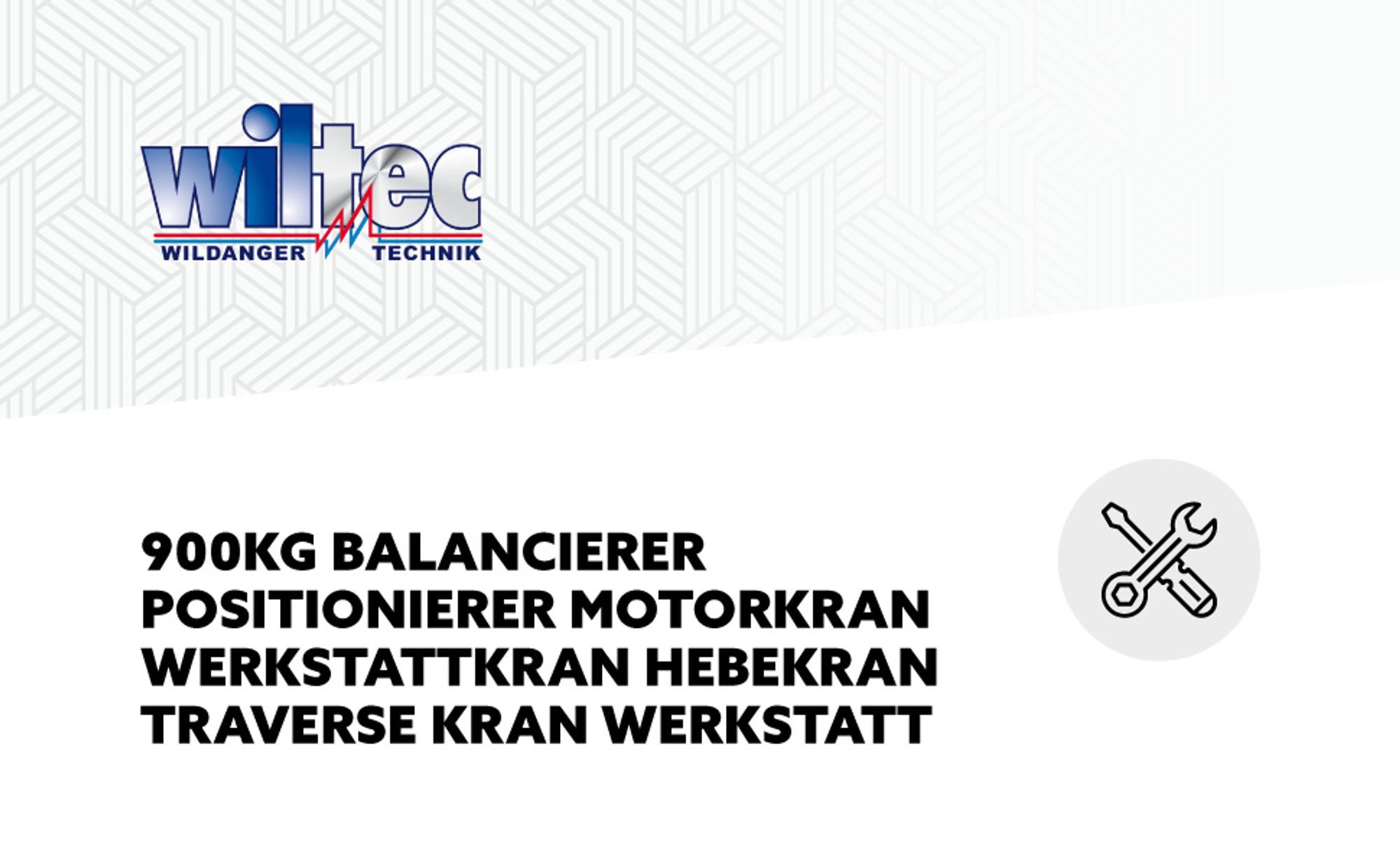 Wiltec Balancierer bis zu 900kg Positionierer für Werkstattkran als Kettenzug, Seilzug mit extra großen Befestigungsaugen Motorheber