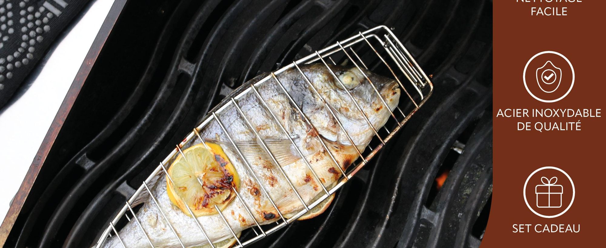 Grilled fish fillets