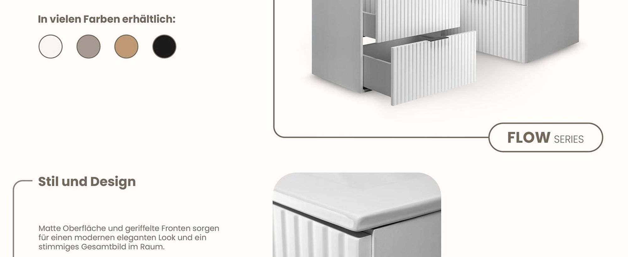 RODAN, Badmöbel, Badschrank, Badezimmermöbel, Badezimmer, MODERN, Waschbeckenunterschrank