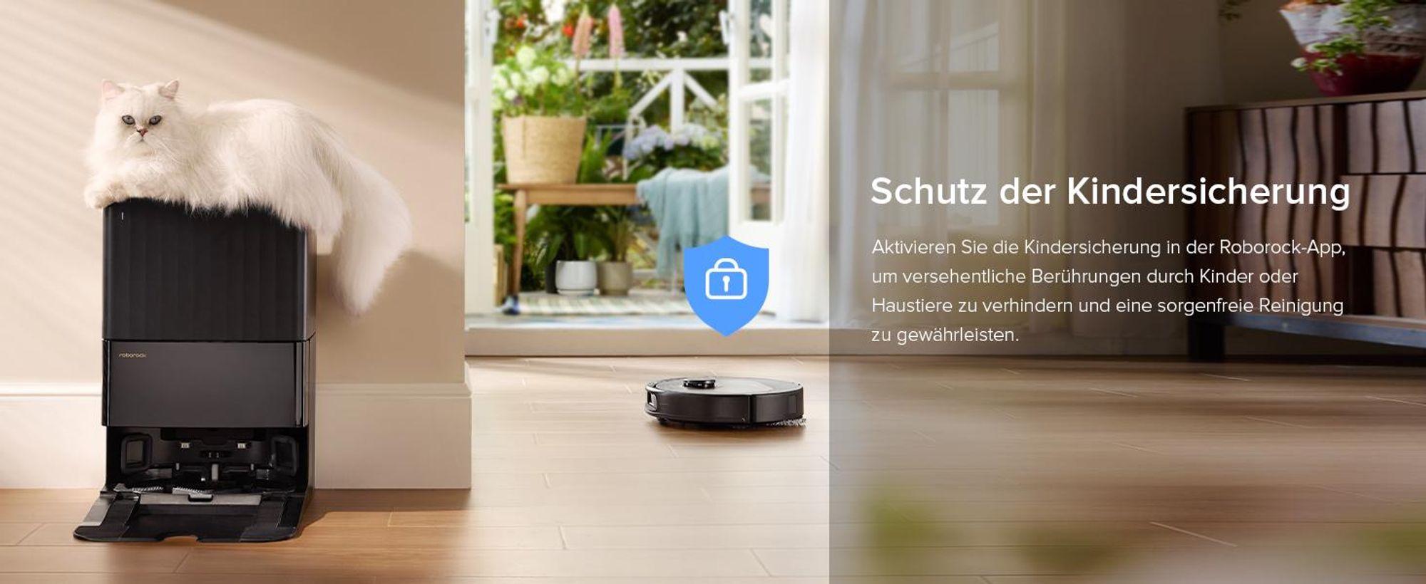 Roborock Qrevo S5V Staubsauger Roboter 12.000 Pa, Zero-Tangle System,Multifunktions-Dock,PreciSense-LiDAR-Navigation,Schwarz