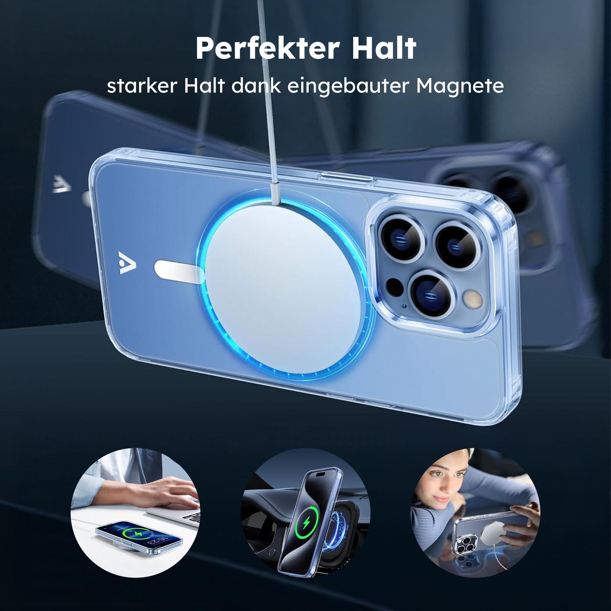 alkaya LUCID MagSafe Handy Schutzhülle iPhone13 mini transparent