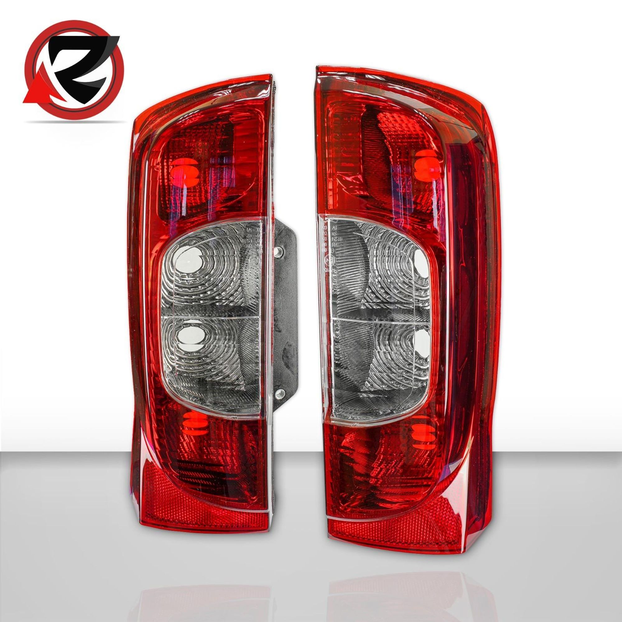 Rückleuchte Heckleuchte Rücklicht für Fiat Fiorino Qubo 2008–2024 Links und Rechts, Ohne Lampenträger E-Prüfzeichen