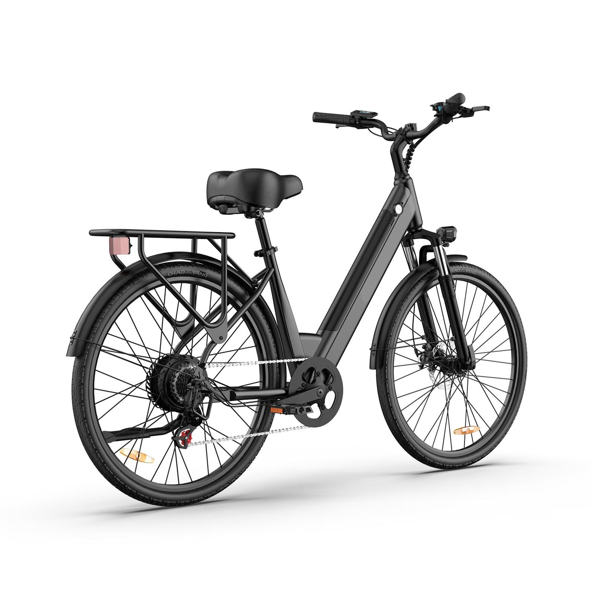 URLIFE E26 Elektrofahrrad Schwarz, Ansicht 2