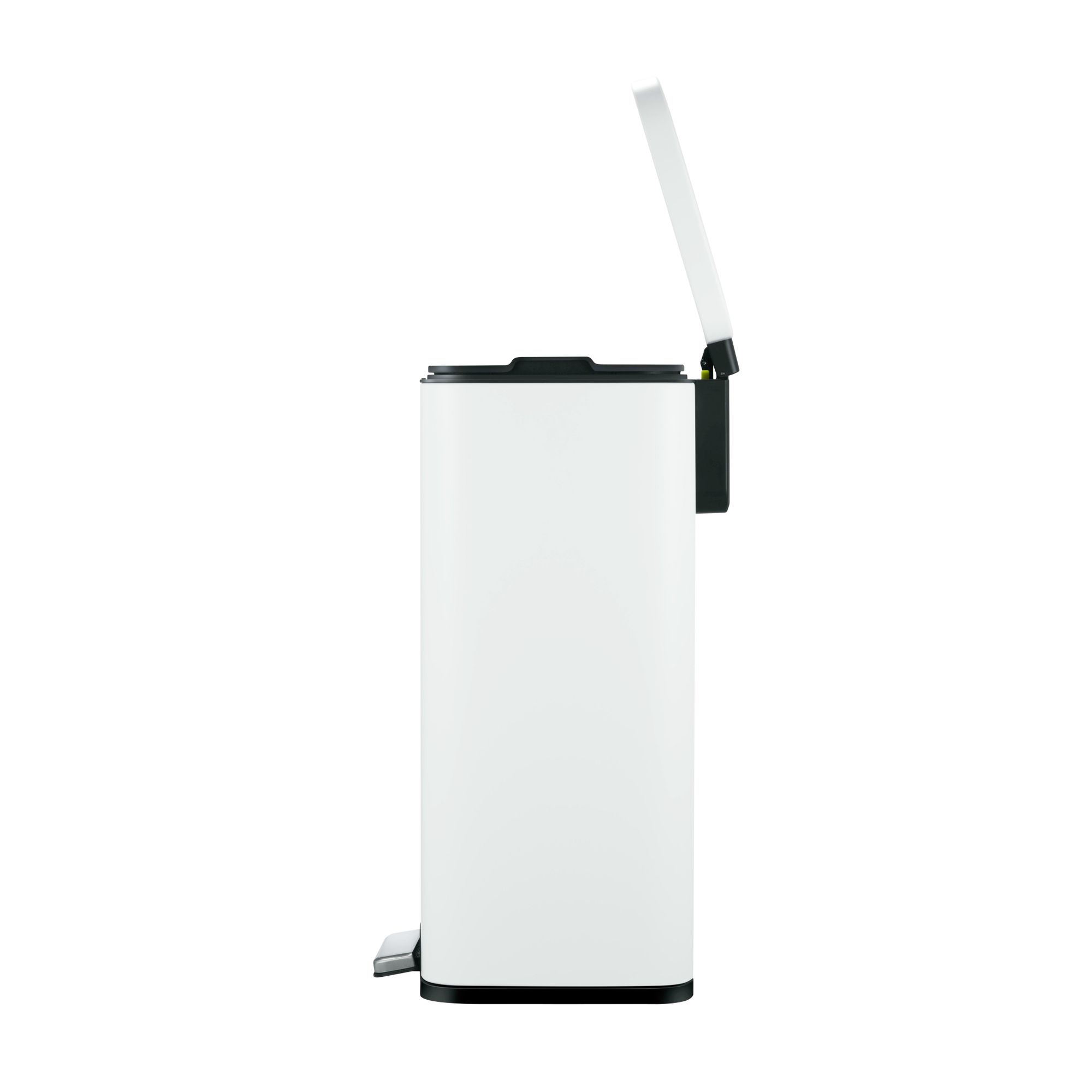 EKO - Madison Treteimer 50 Liter - Stainless Steel Plastic - Matt Weiß