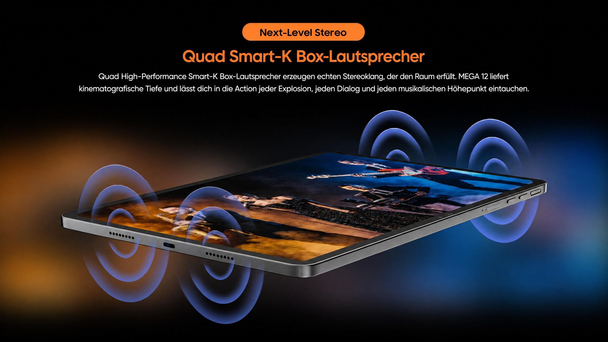 Blackview MEGA 12 Tablet, IP69K wasserdicht, 12.2" 2.4K 120Hz Display, 36(12+24)GB+256GB, 50MP+4K, 10000mAh, 55W, Inkl. Tastaturhülle/Maus/Stift usw.