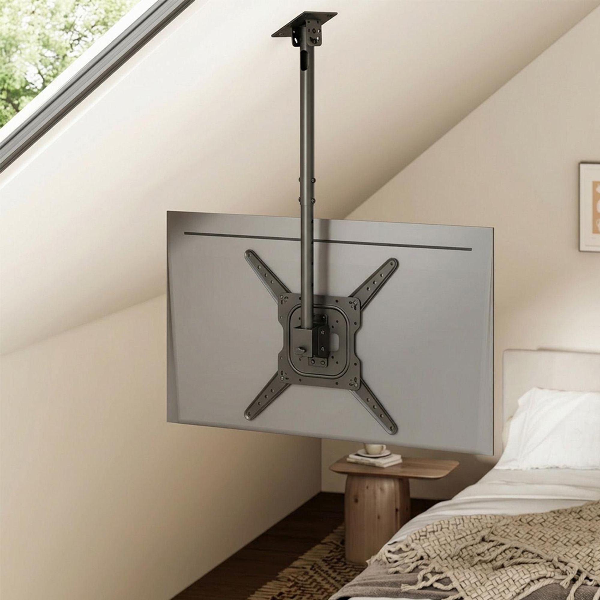 Maclean TV-Deckenhalterung max. Tragkraft 35 kg 23–55" max. VESA 400 × 400 MC-174