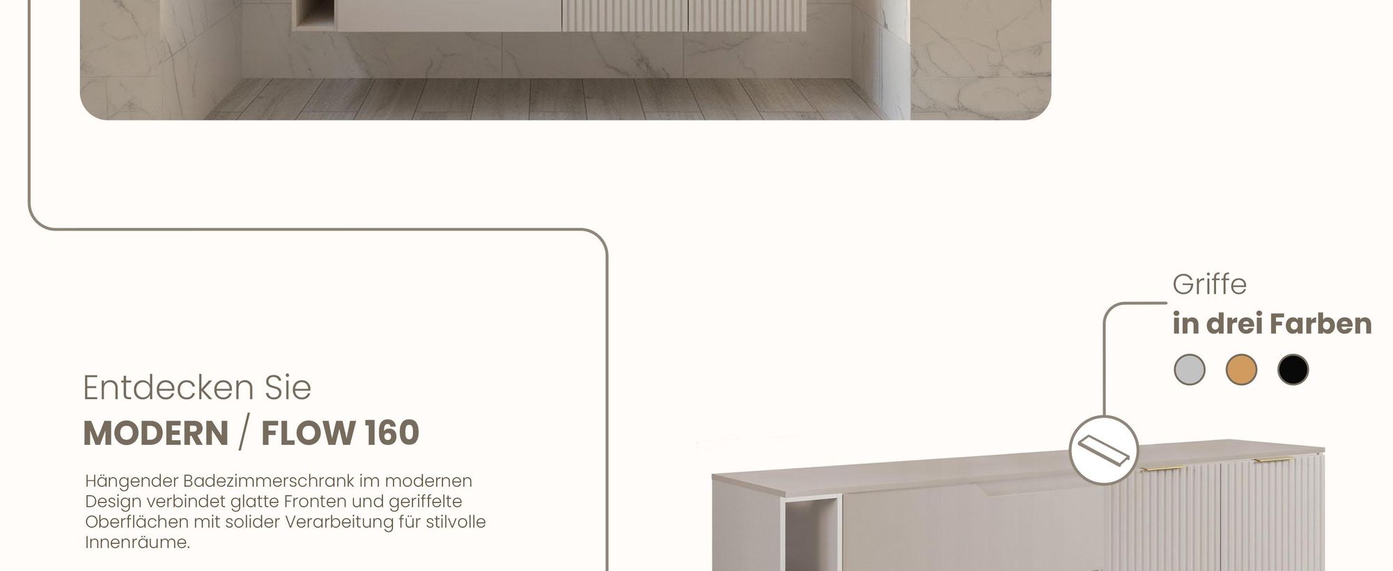 RODAN, Badmöbel, Badschrank, Badezimmermöbel, Badezimmer, MODERN, Waschbeckenunterschrank