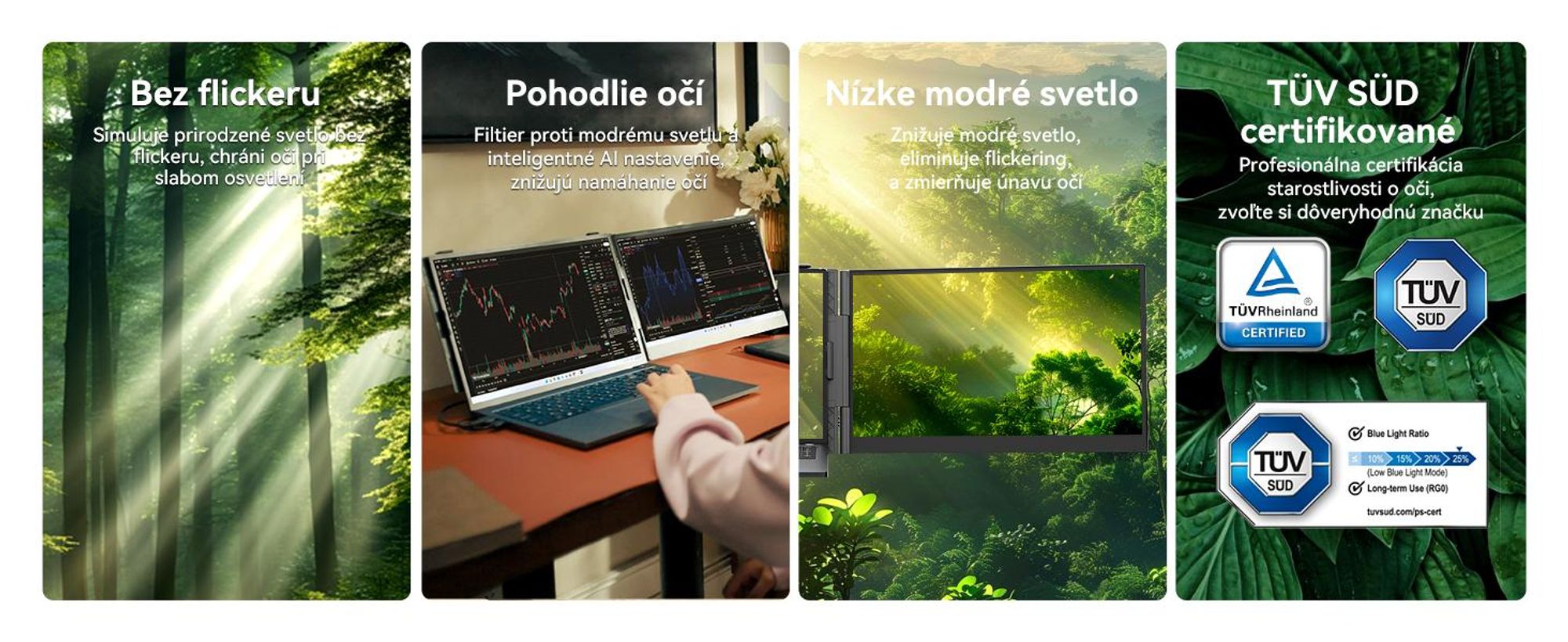 Blackview SCM8 15,6" prenosný samostatný monitor, ultratenký počítačový displej s rozlíšením 1920×1200 (pre notebooky s uhlopriečkou 13–17,3"),  otočný o 180° v horizontálnej rovine