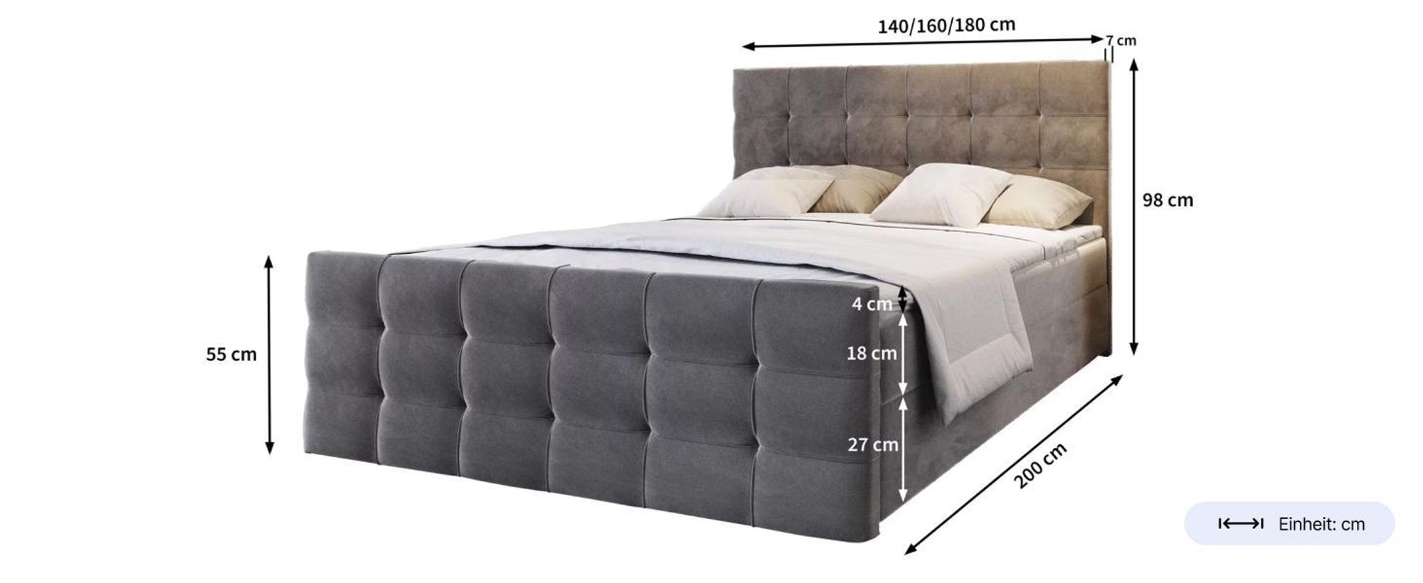 Präsentation: Wie ein Bett aufgebaut ist