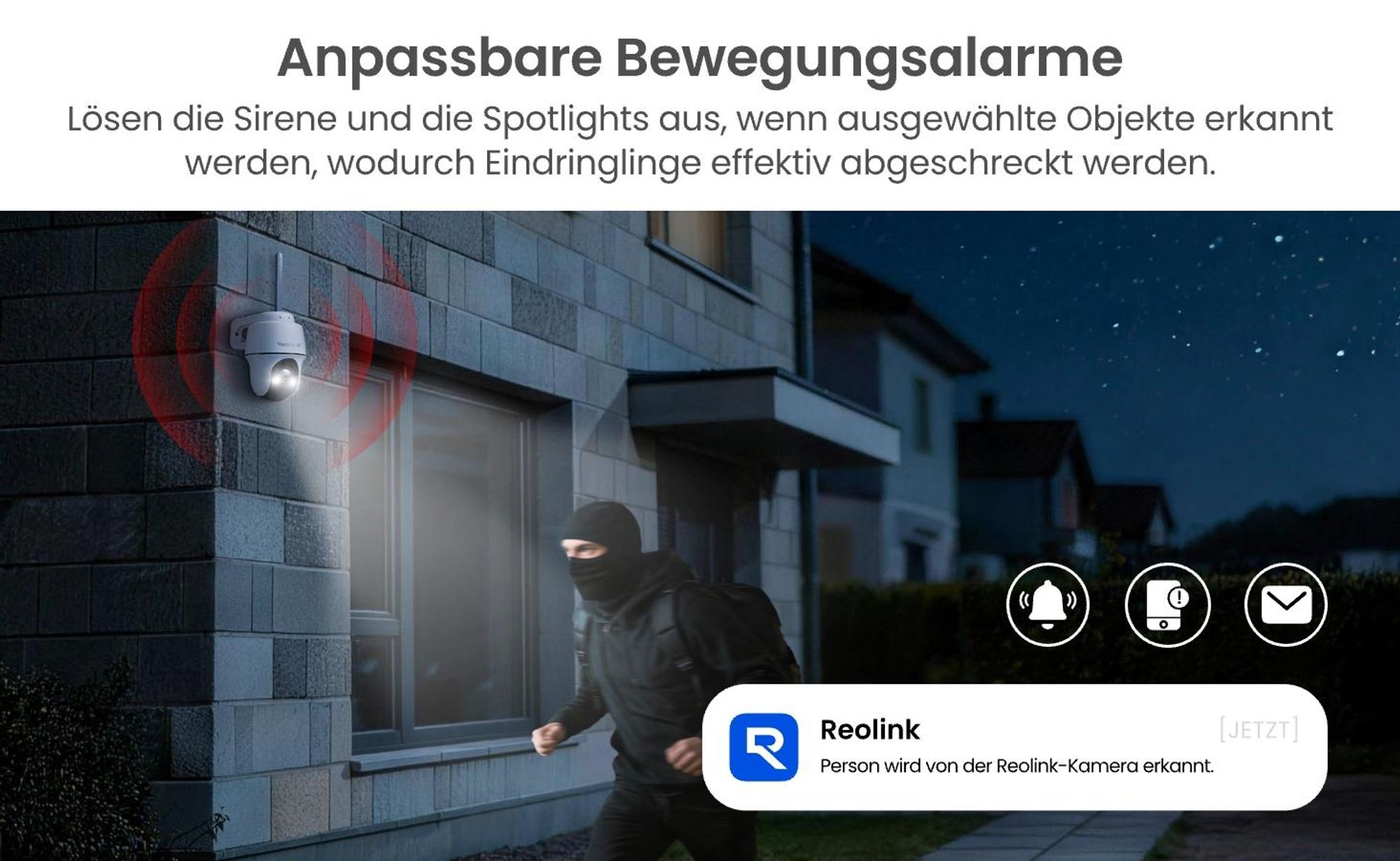 Reolink Argus PT Ultra + Solarpanel, 4K 8MP Akku Überwachungskamera Aussen, 2,4/5GHz WiFi, Pan & Tilt, Farbnachtsicht, Smarte Erkennung, 2-Wege-Audio