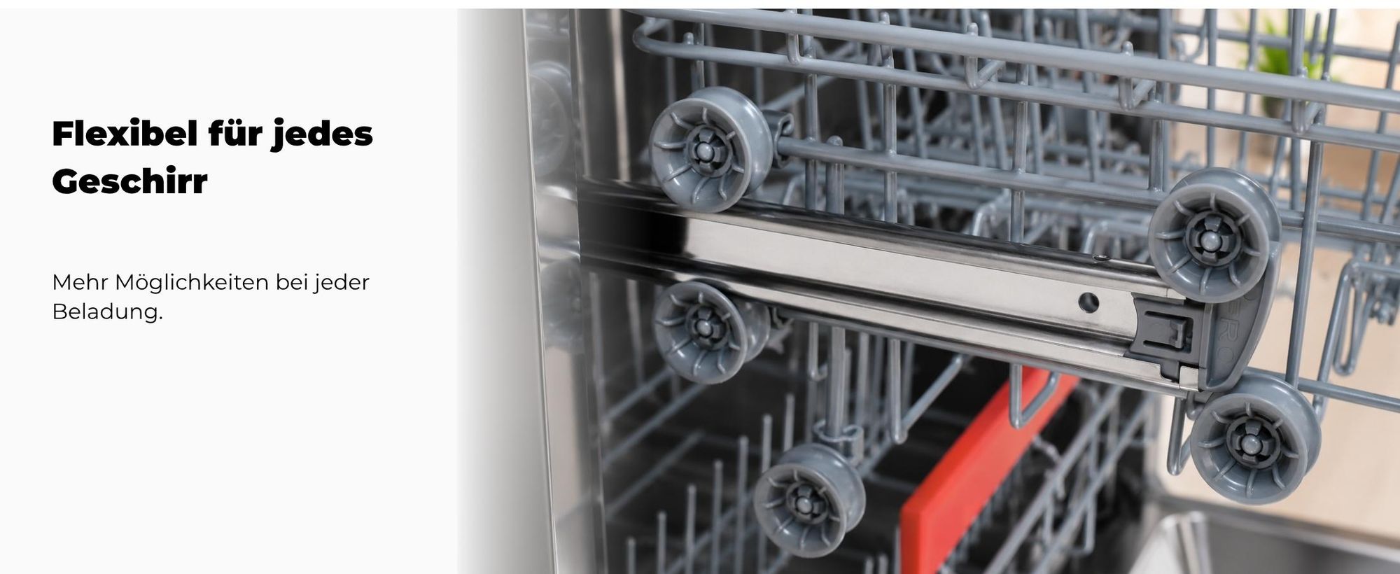 Exquisit Geschirrspüler 11 Maßgedecke | Energieklasse C | 7 Spülprogramme | Aquastop | Besteckschublade | Unterbaufähig | Startzeitvorwahl | Silber