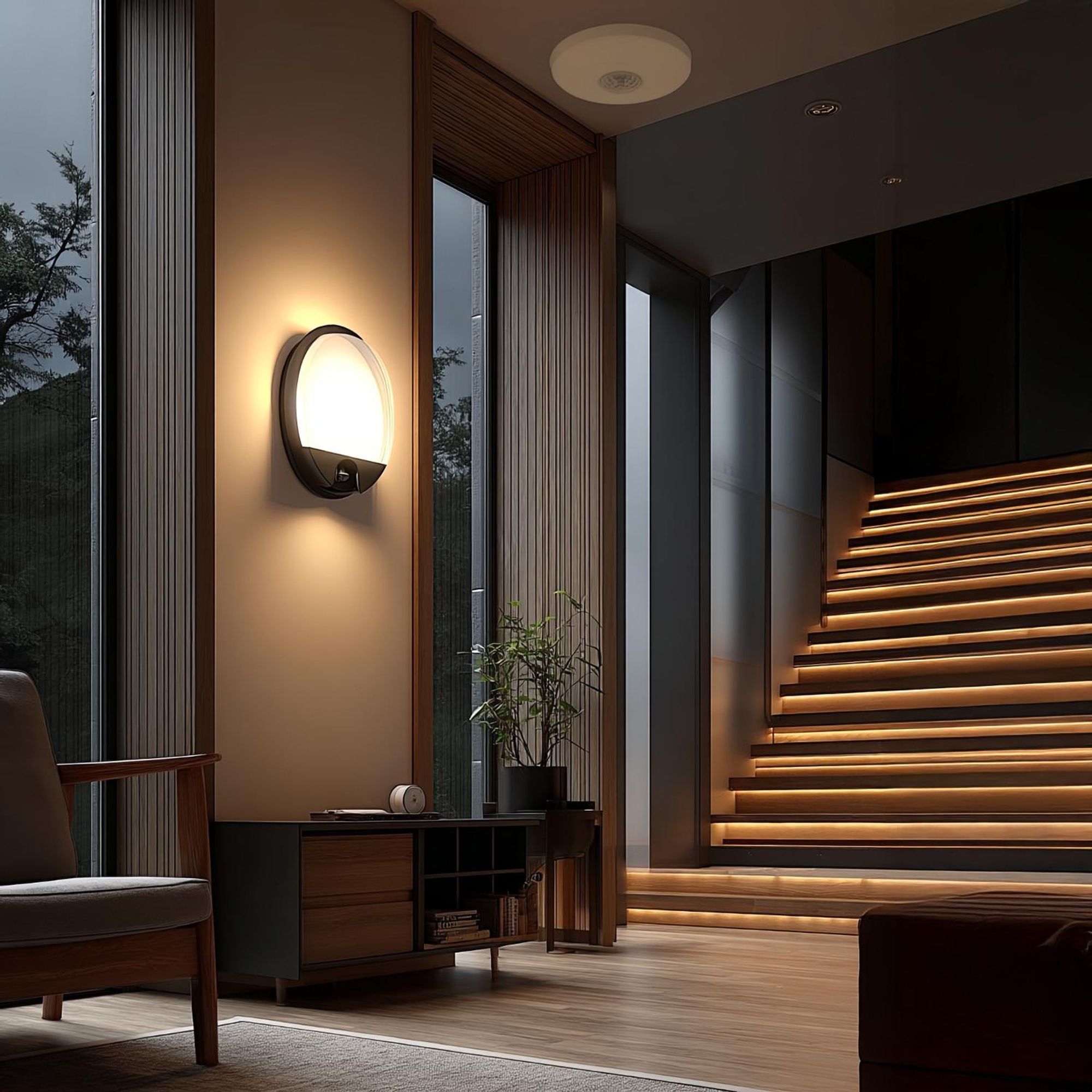 PIR-Bewegungsmelder Sensor Infrarot-Bewegungssensor 360° Erfassungsbereich bis 6m LED IP20