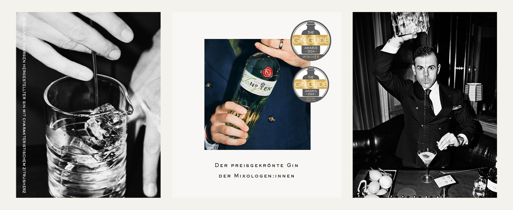 Tanqueray No. 10 Gin, Spirituose für Gin & Tonic, 47,3% Vol, 700ml Einzelflasche
