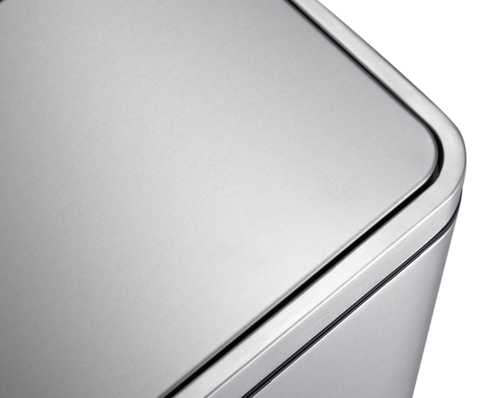 EKO - X-Cube Treteimer 30 Liter - Stainless steel Polypropylene  - Matt Edelstahl