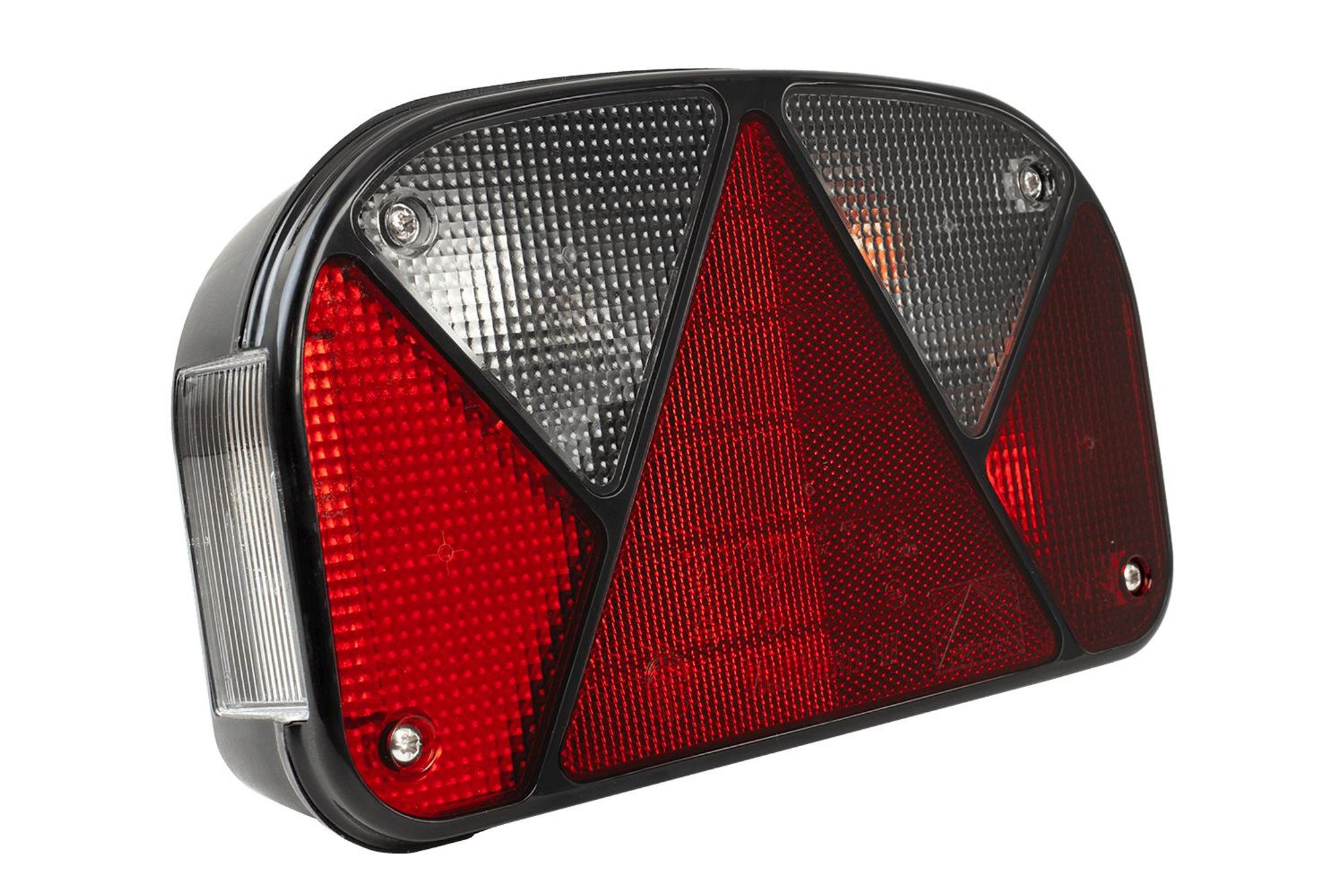 ASPÖCK Rückleuchte Multipoint II rechts 12 V 5-Pin Bajonett 240 x 140 x 52 mm 6 Funktionen für Anhänger Lkw Landmaschinen