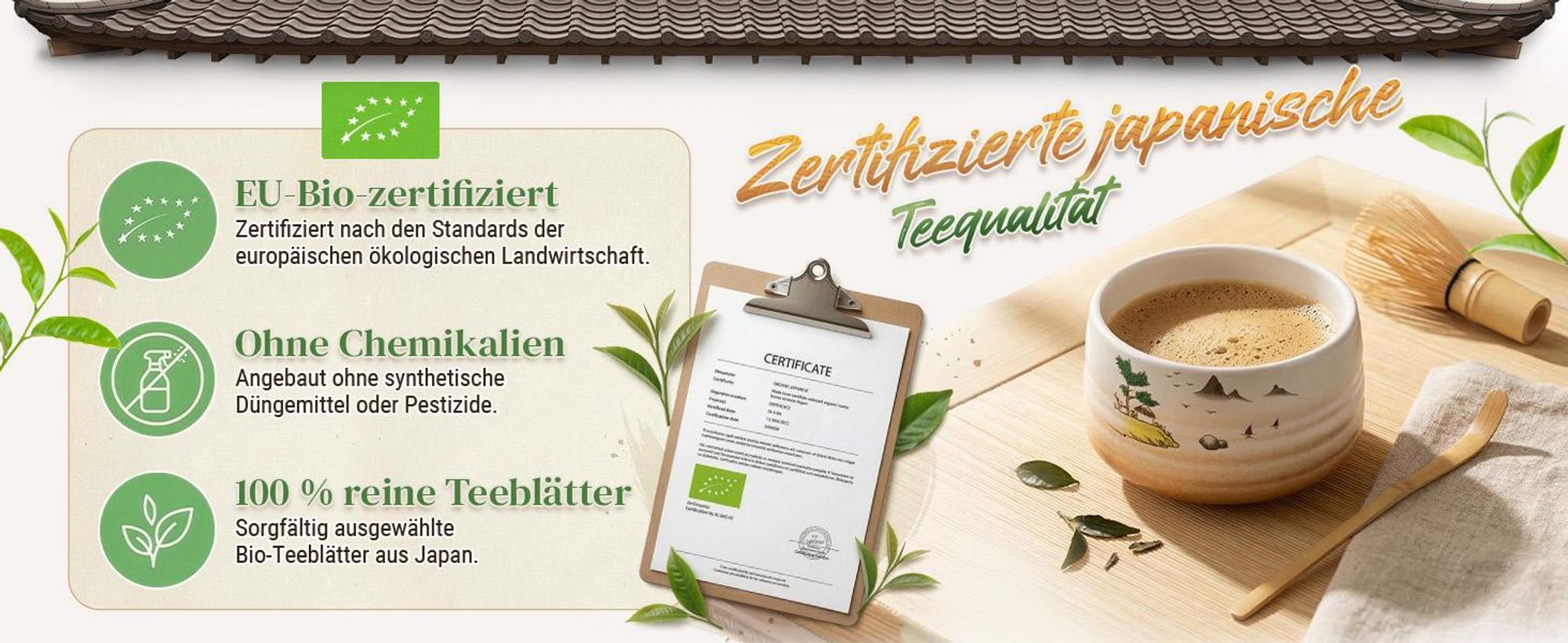 Mary Rose - Hojicha Bio Pulver Geröstet Matcha 100g - Japan - Nussiges Aroma, Mild - Ohne Bitterkeit - Ideal für Latte, Backen - Wenig Koffein