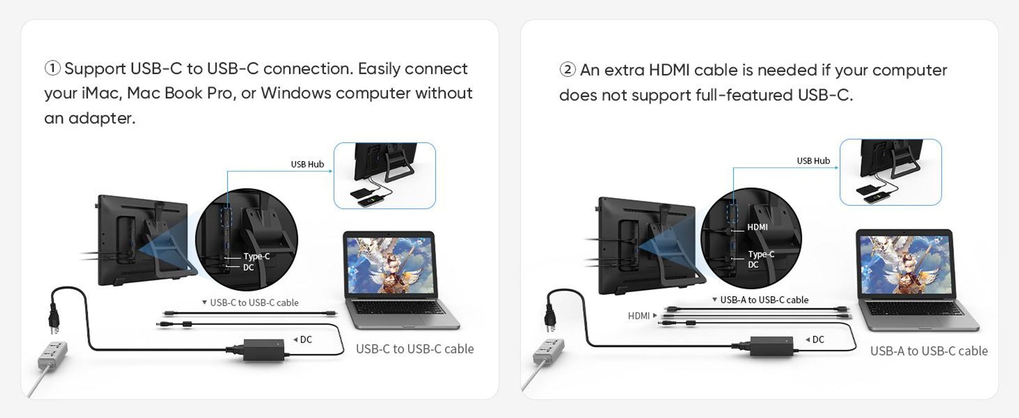 XPPen Artist 22R PRO, Kabelgebunden, 5080 lpi, 476,064 x 267,786 mm, USB, 1 cm, 54,6 cm (21.5")