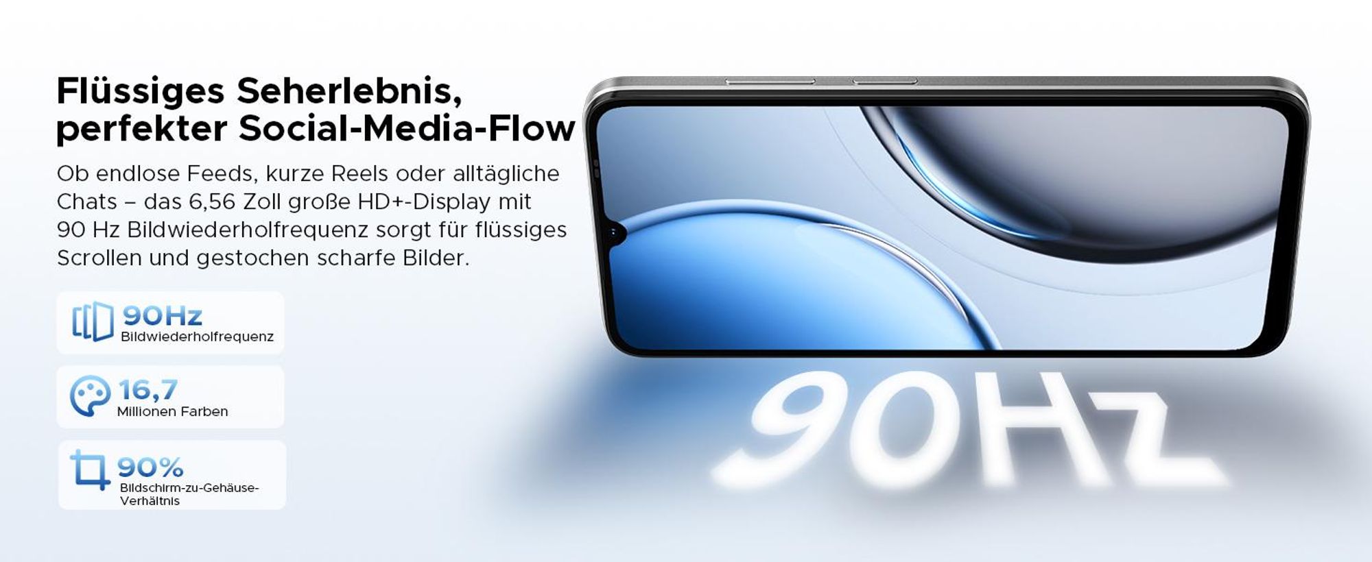 DOOGEE Note56X Pro Smartphone, Android 16, 6,56" scherm met 90Hz, 6150mAh batterij, 32GB+128GB opslag, 4G, 13MP camera, NFC, vingerafdruksensor, OTG,