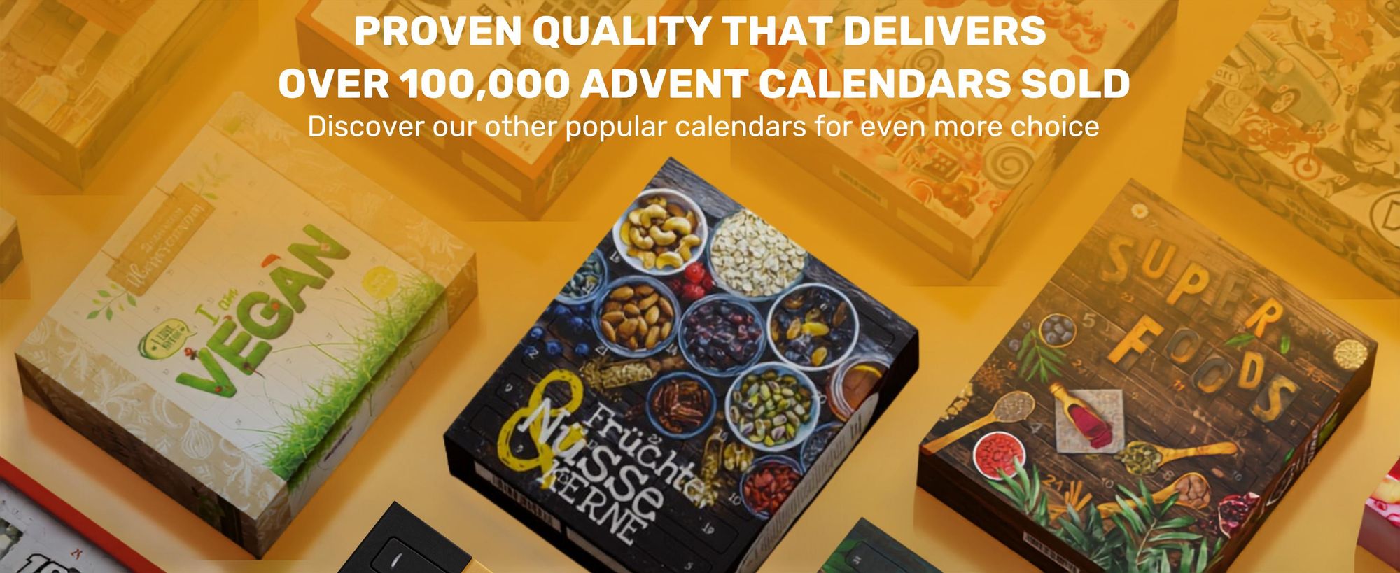BOXILAND® ovocie orechy & semienka adventný kalendár 2026 bio, 24 snackov