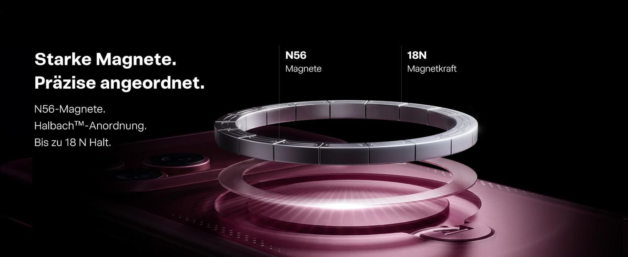 TORRAS Ostand Q3 Air Hülle für iPhone 18 Pro Handyhülle  mit Airbag-Schutz & integriertem Ständer, Schwarz