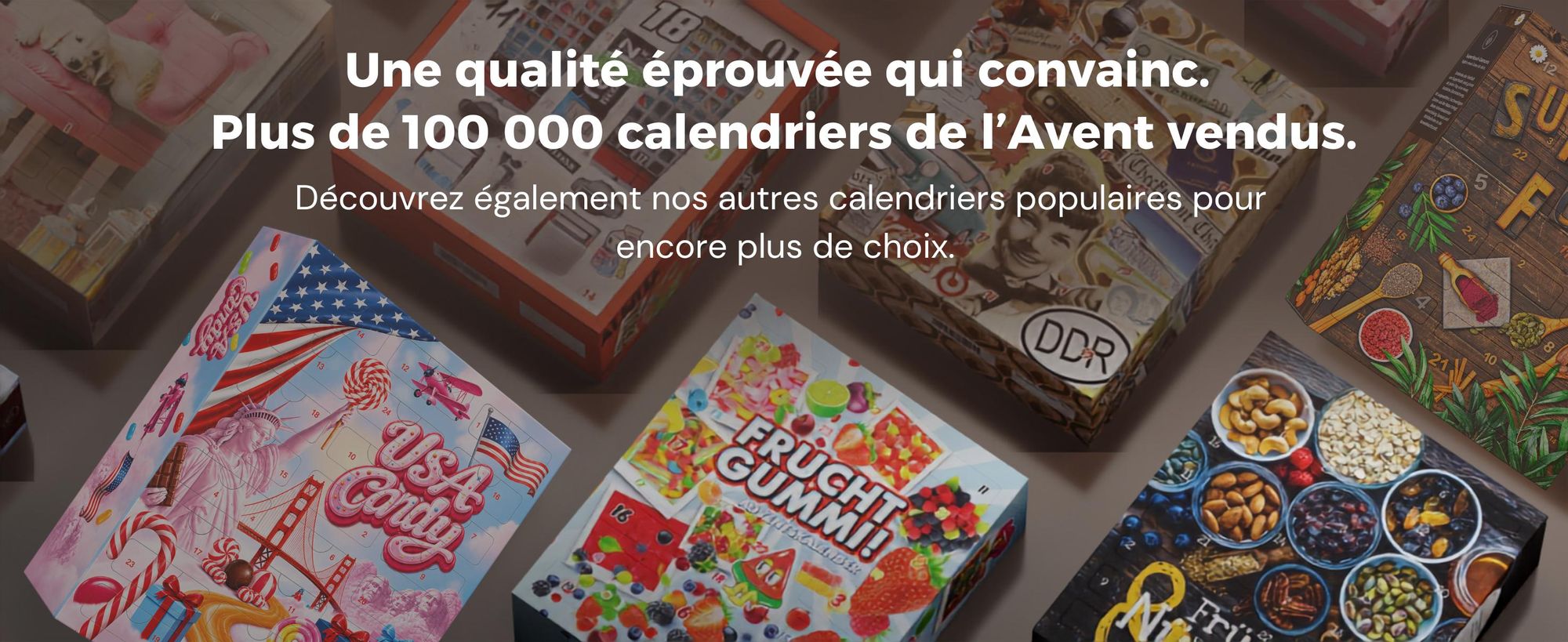 BOXILAND® superaliments calendrier avent 2026, bio, 24 types, acai chia
