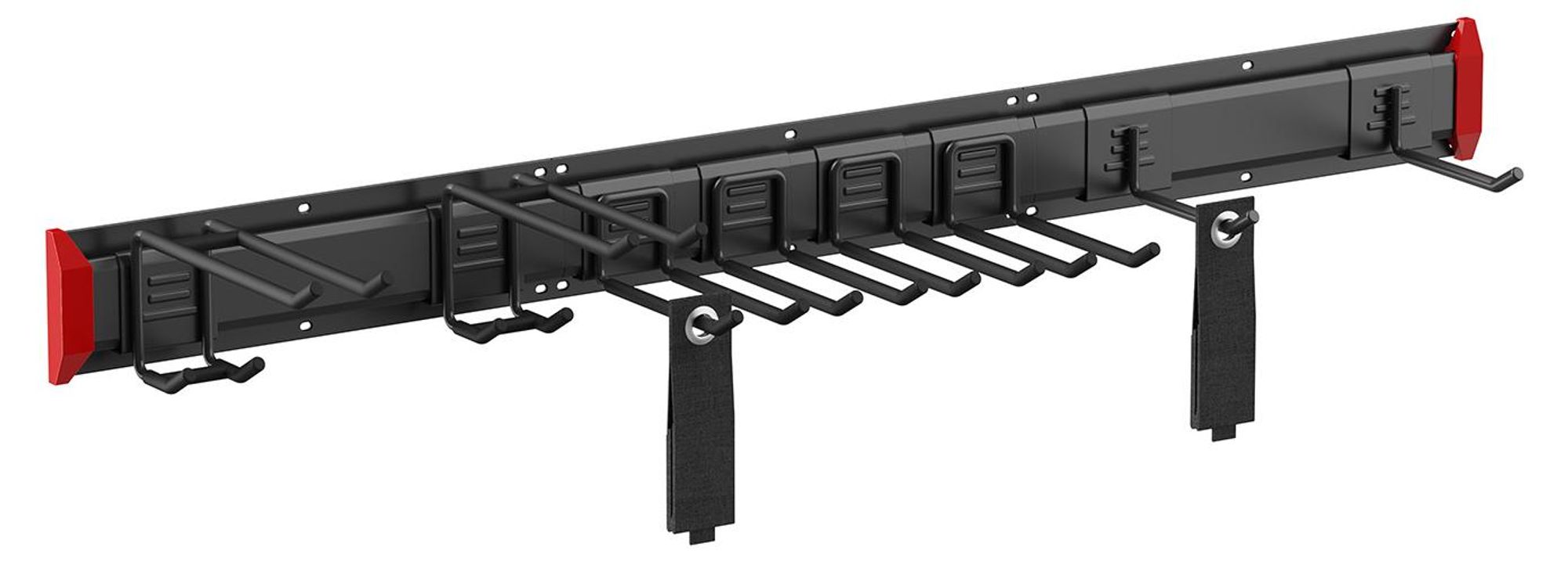 Maclean Wand-Werkzeughalter aus Stahl max. Tragkraft 228 kg Breite 1222 mm MC-179