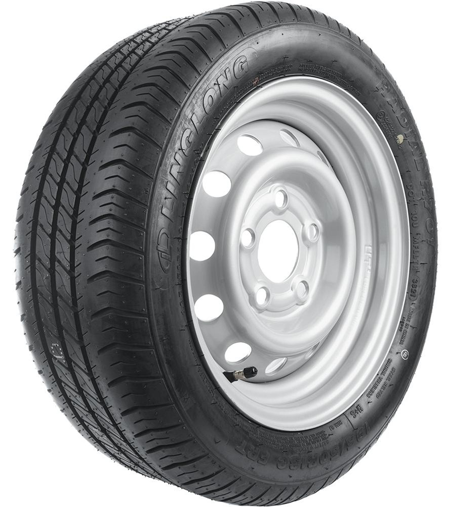 UNITRAILER Komplettrad 195/50 R13C 900 kg für schwere Anhänger und Wohnwagen