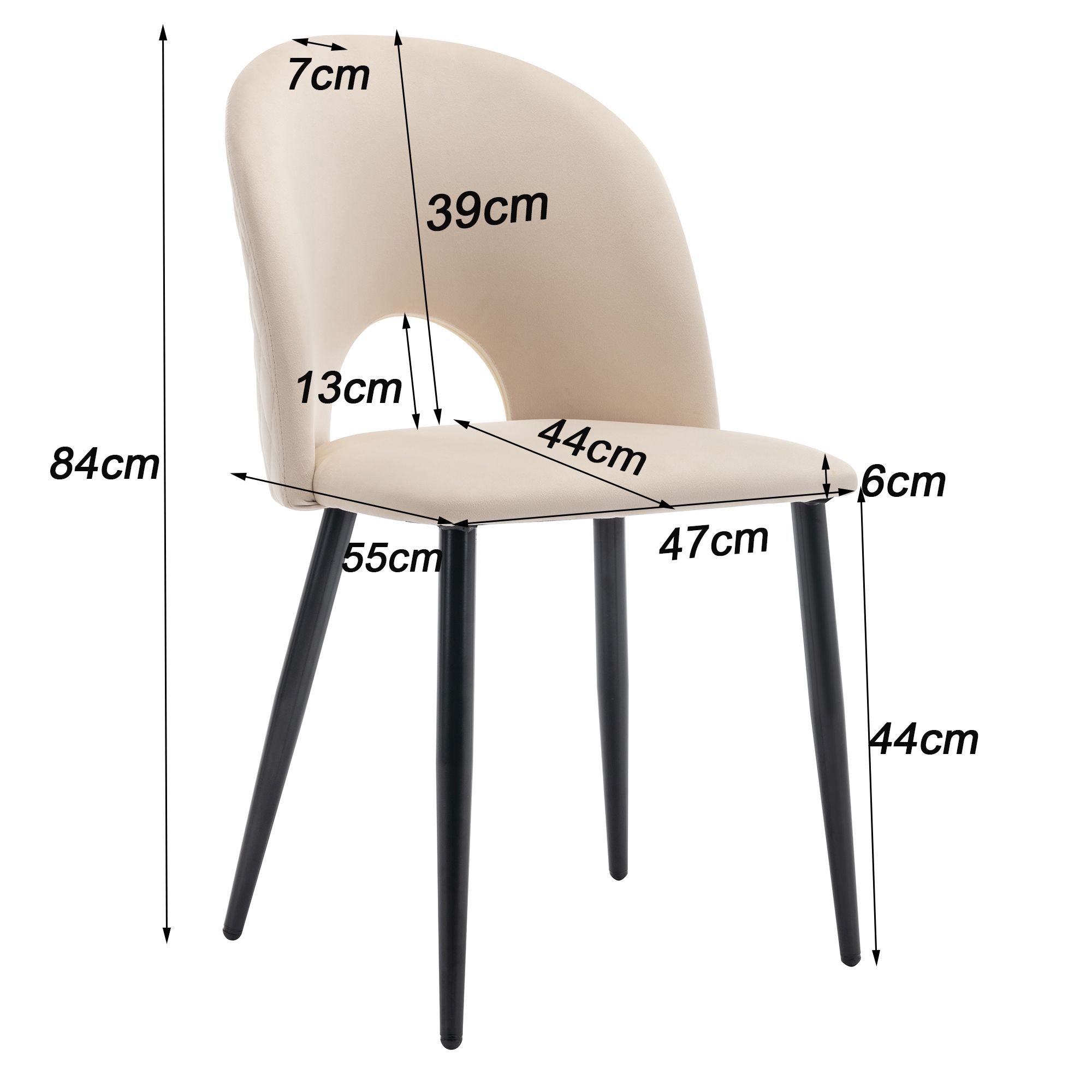 Flieks Essgruppe Sitzgruppe 5-tlg., Esstisch mit 4 Esszimmerstuhl, Esstisch Rechteckig, Küchenstuhl Polsterstuhl Samt, Tischgruppe Beige