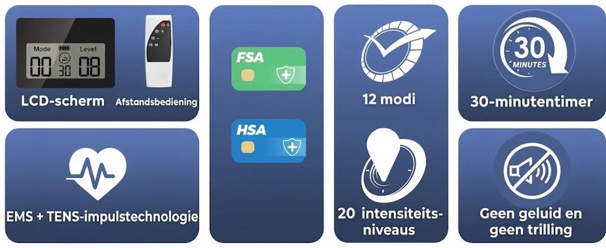 EMS Fußmassagegerät zur Durchblutungsförderung – Fußstimulator mit TENS Elektroden-Pads, Massagegerät gegen Schwellungen & Beinschmerzen
