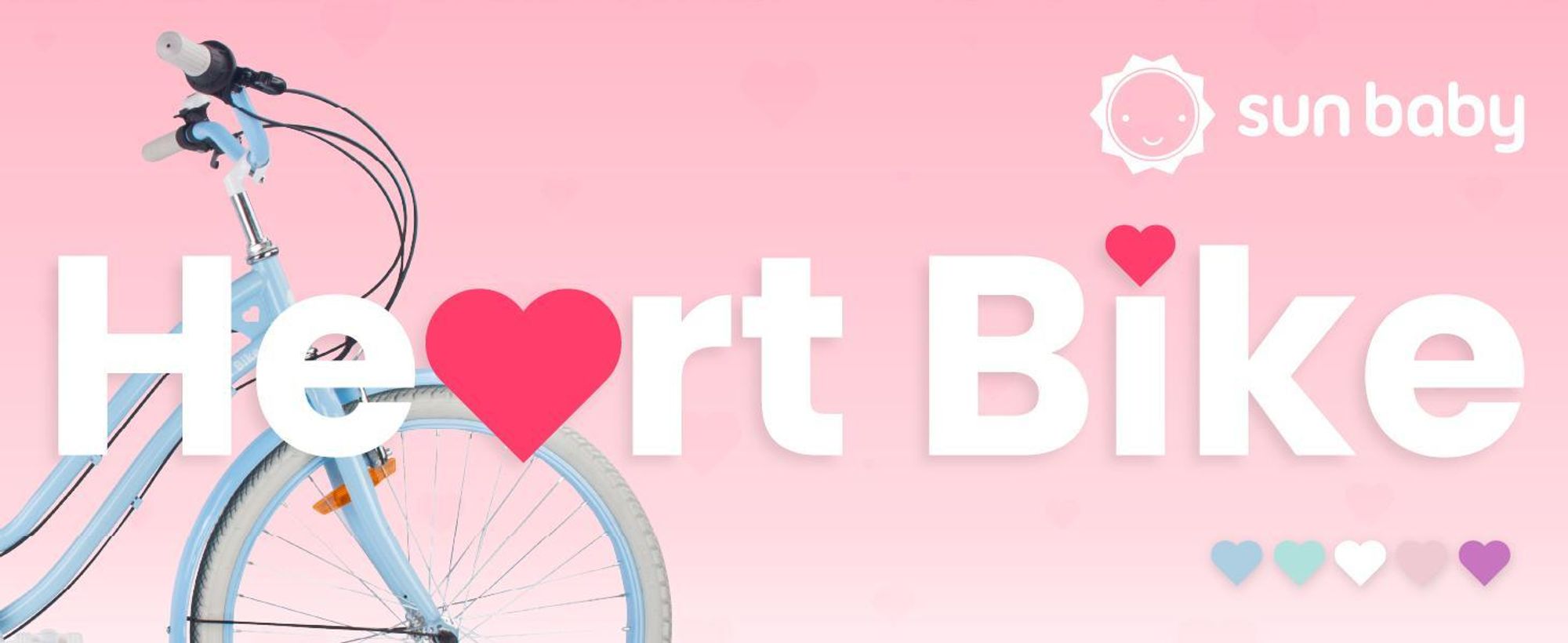 Bicicletta da ragazza 24 pollici per la Santa Comunione con SHIMANO 7 velocità Heart Bike rosa