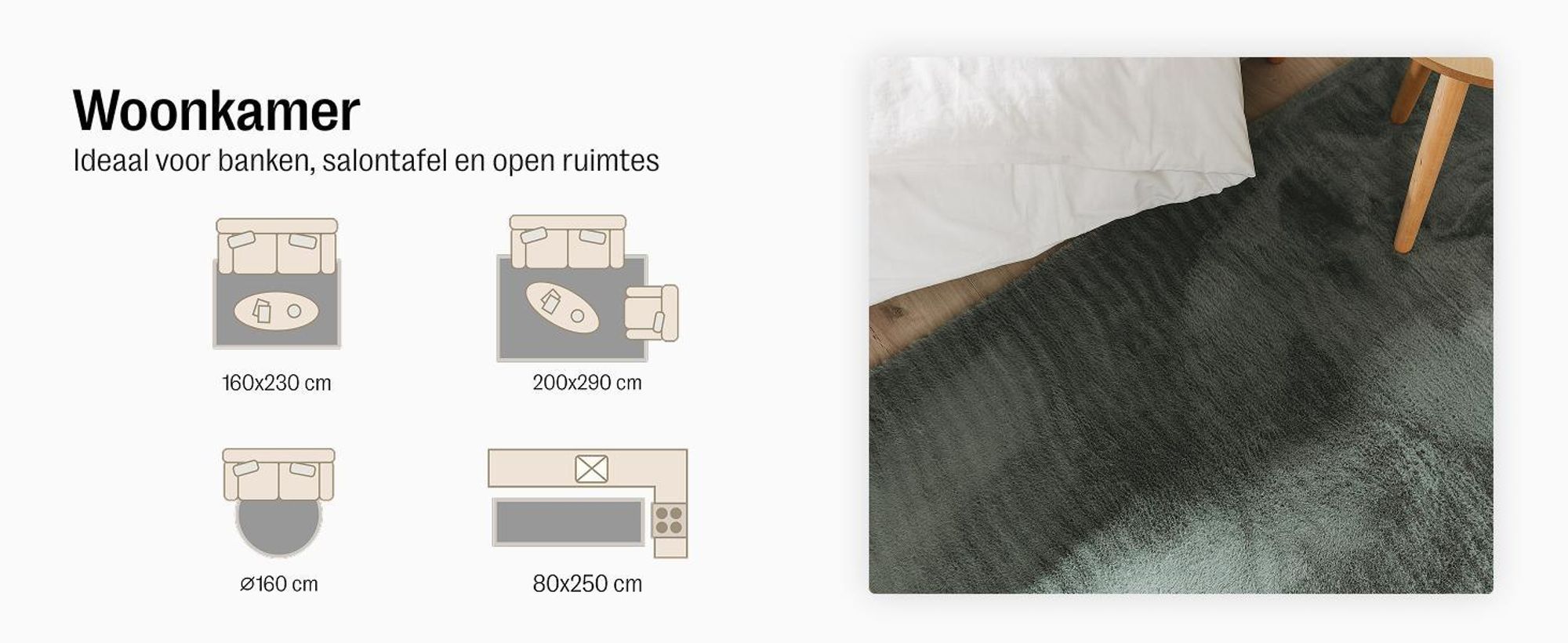 benuta vloerkleed woonkamer Furry Beige 200x290 cm Vachtkleed Woonkamerkleed Rechthoekig Antislip Wasbaar Hoogpolig Zacht Pluche Shaggy