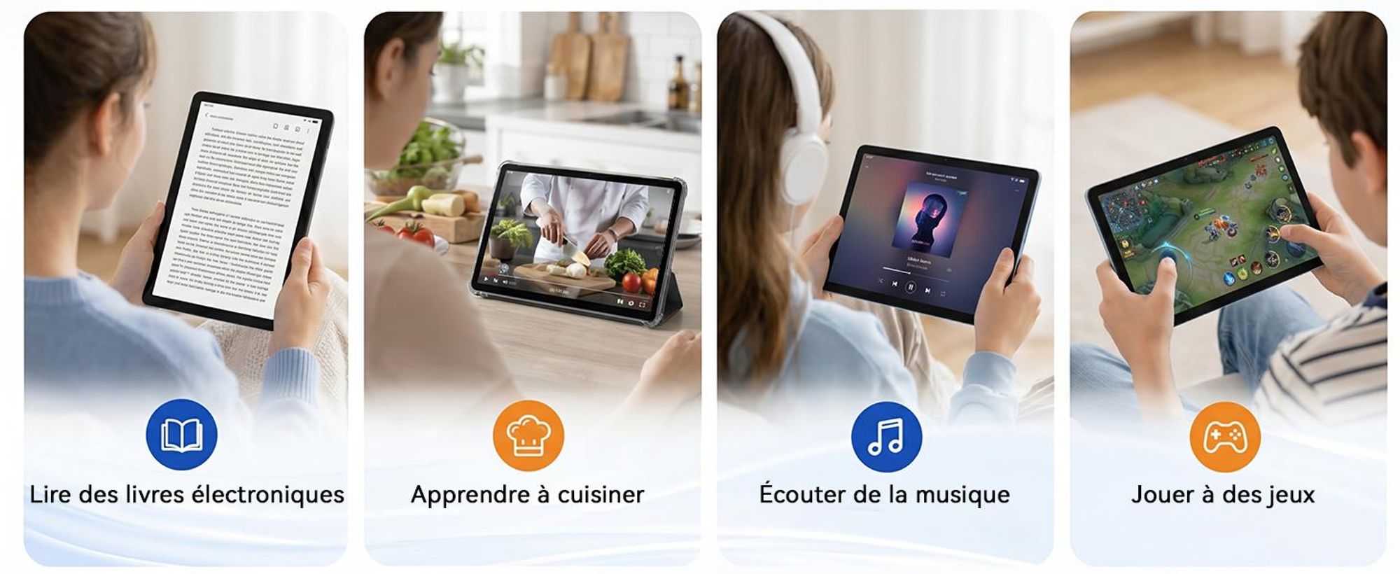 Tablette TABWEE T70 de 11 pouces, 32 Go (8 Go RAM + 24 Go stockage) + 256 Go de stockage, Android 16, batterie de 8000 mAh, Bluetooth 5.0, reconnaissance faciale, Widevine L1, Rheinland. Livrée avec un clavier, une souris et un stylet