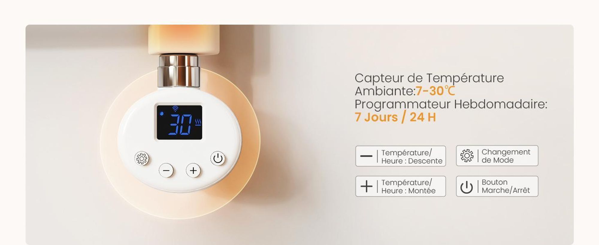 EMKE Radiateur électrique de salle de bain 140 x 50 cm 600 W blanc Radiateur sèche-serviettes courbéWi-Fi Thermostat intelligent Sèche-serviettes