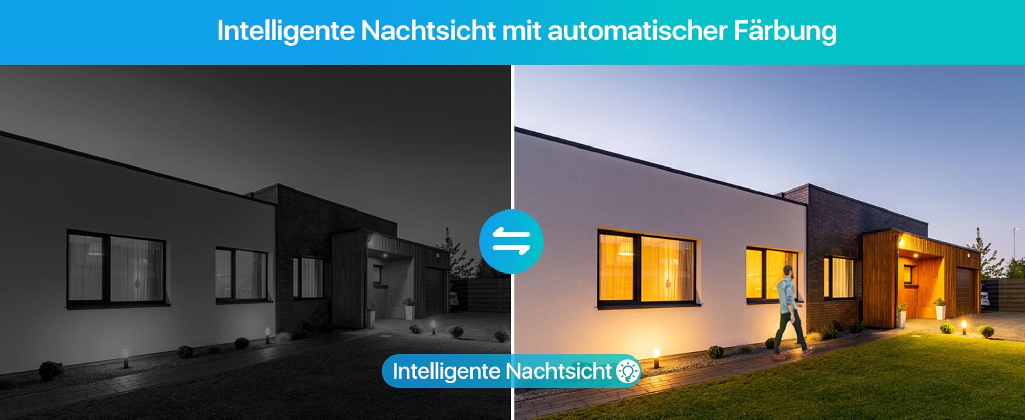 4MP WLAN-Kamera mit Farbnachtsicht