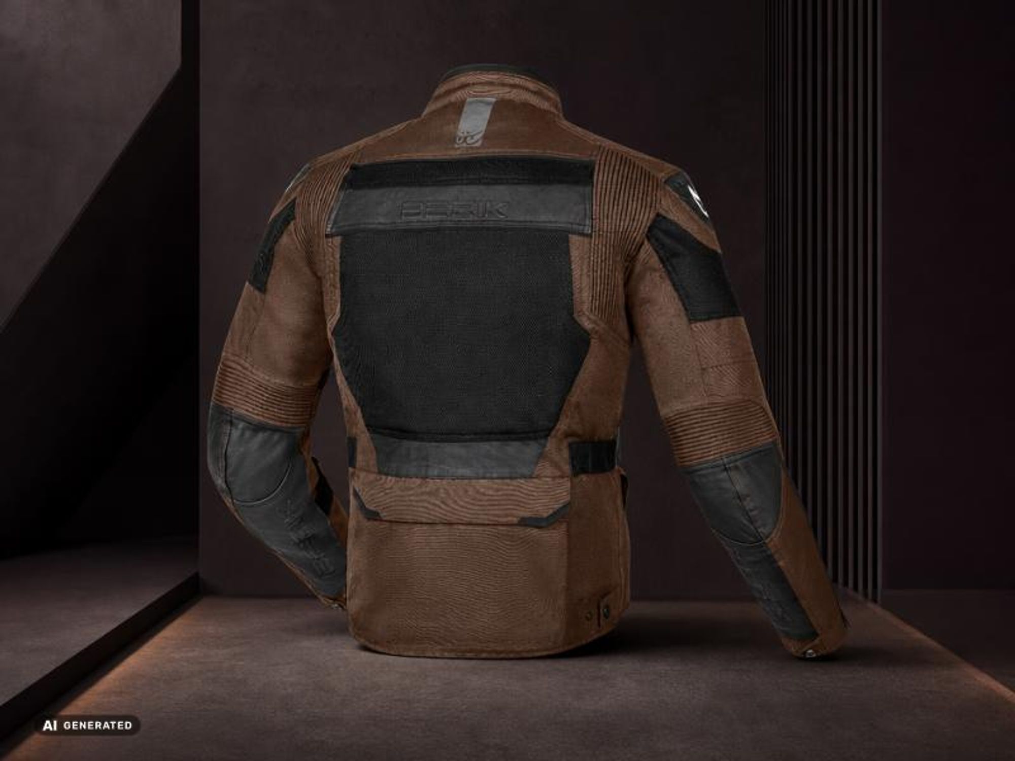Berik Absolute Terra Motorrad Textiljacke, olivgrün/schwarz, 52
