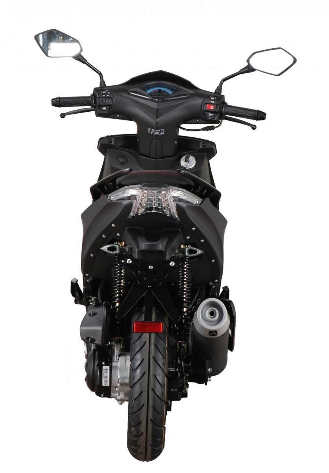 Motorroller Striker 50ccm 25 km/h Euro 5, LED - mattschwarz GT Union
