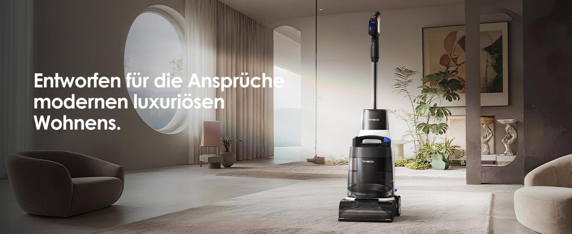 Tineco CARPET ONE Cruiser Teppichreiniger, Polsterreiniger Waschsauger mit 3-Stufen SmoothPower, DualCore Trocknung, FlashDry Selbstreinigung, iLoop